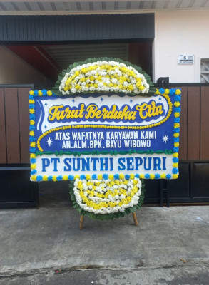 Papan Bunga Duka di Lahumbo